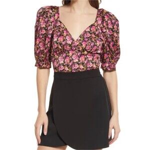 NWT VERO MODA Elly Floral Puff Sleeve